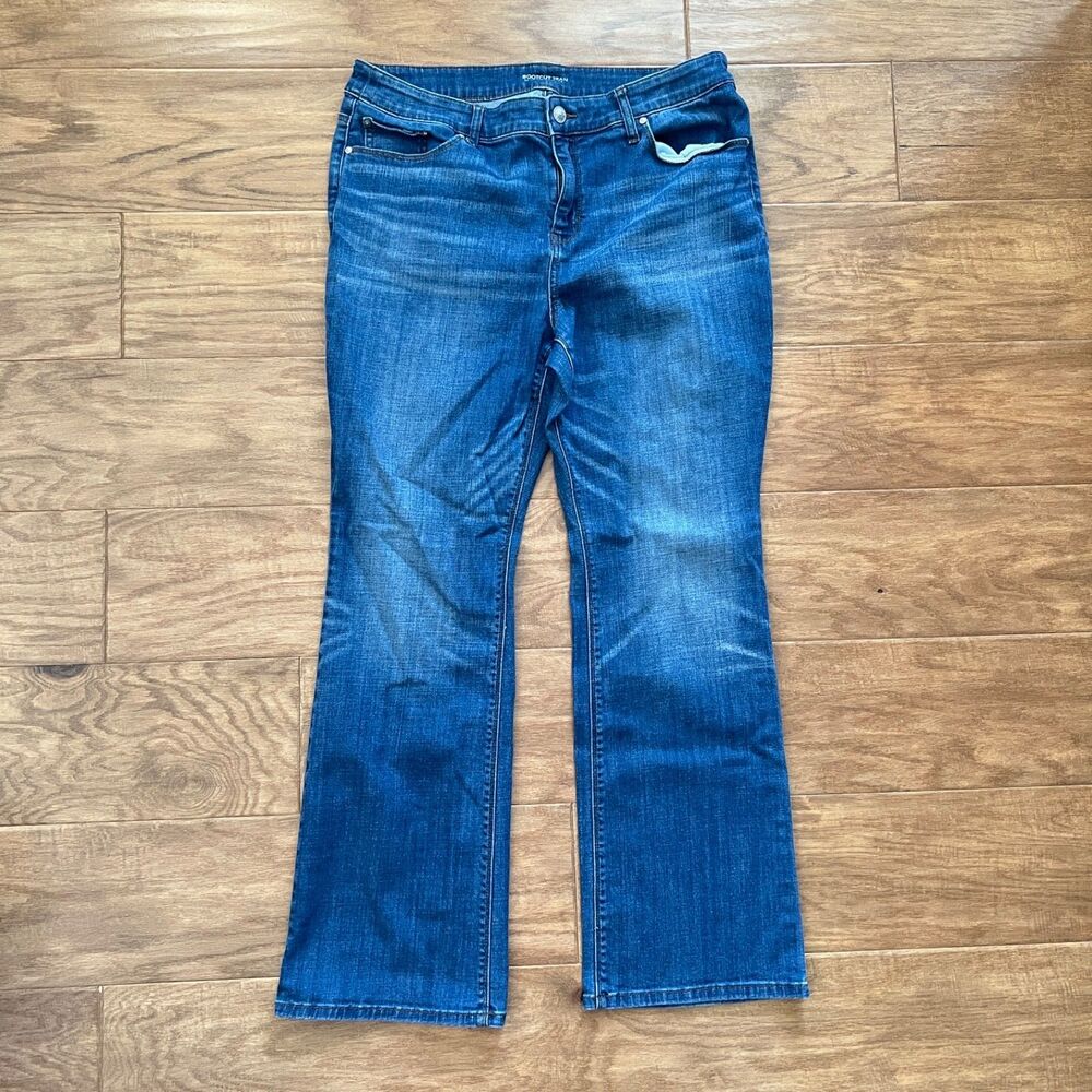 Chico's Bootcut Jean Size 2S (12S Short) Medium Wash